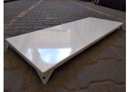 Стелаж складський металевий 2000х620х450мм. 5 полиць. (білий)